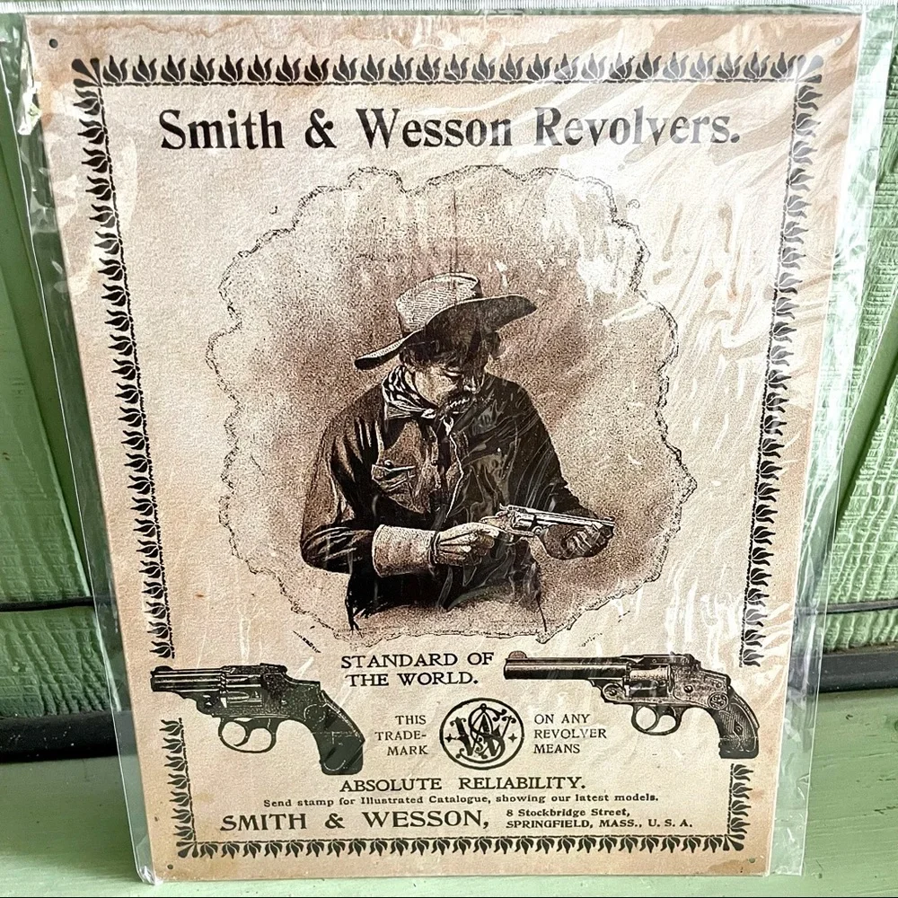 NEW Smith & Wesson Metal Sign